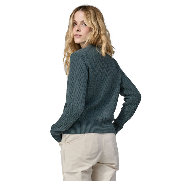 Womens Recycled Wool-Blend Sweater