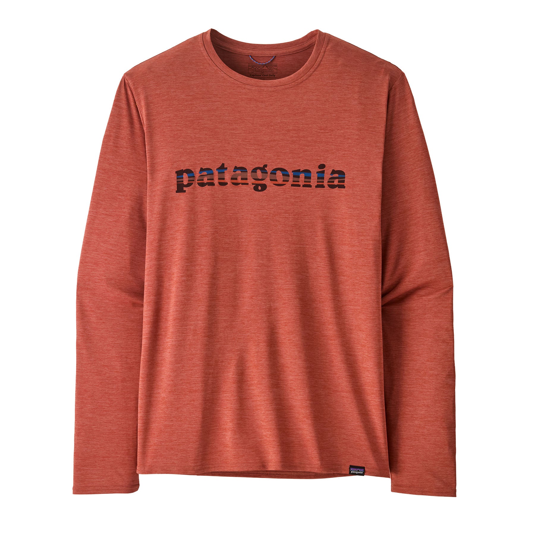 Mens Long-Sleeved Capilene Cool Daily Graphic Shirt
