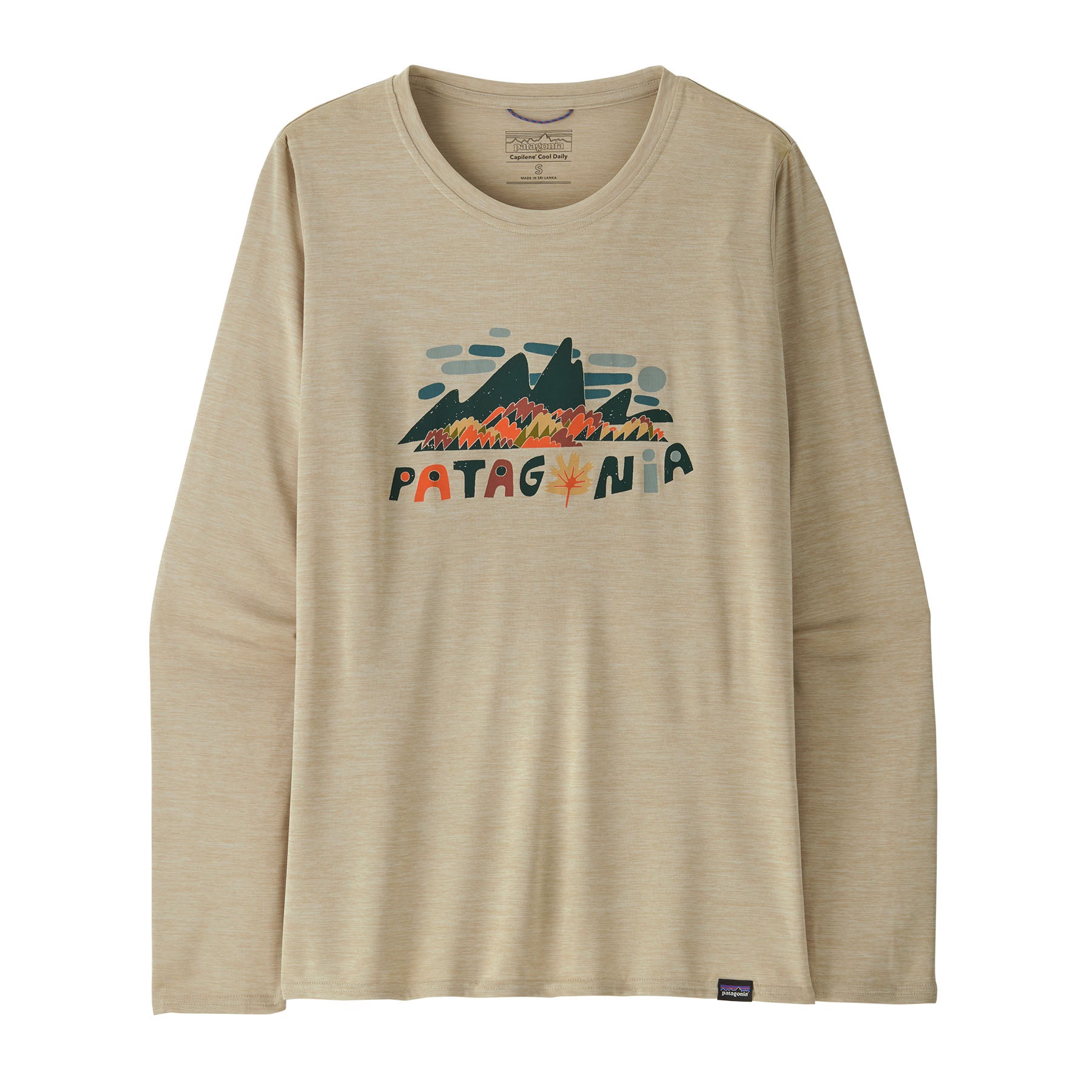Womens Long-sleeved Capilene Cool Daily Graphic Shirt