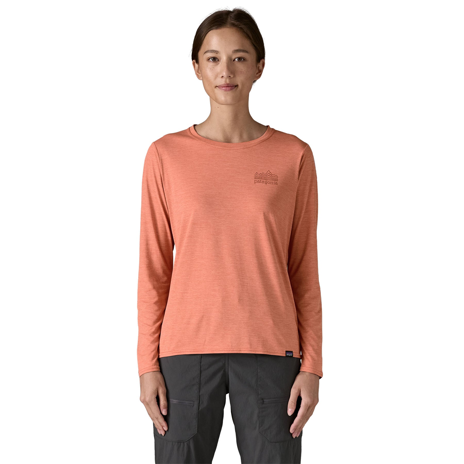 Womens Long-sleeved Capilene Cool Daily Graphic Shirt