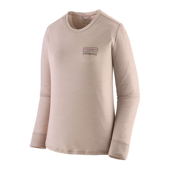 Womens Long-Sleeved Capilene Cool Merino Blend Graphic Shirt