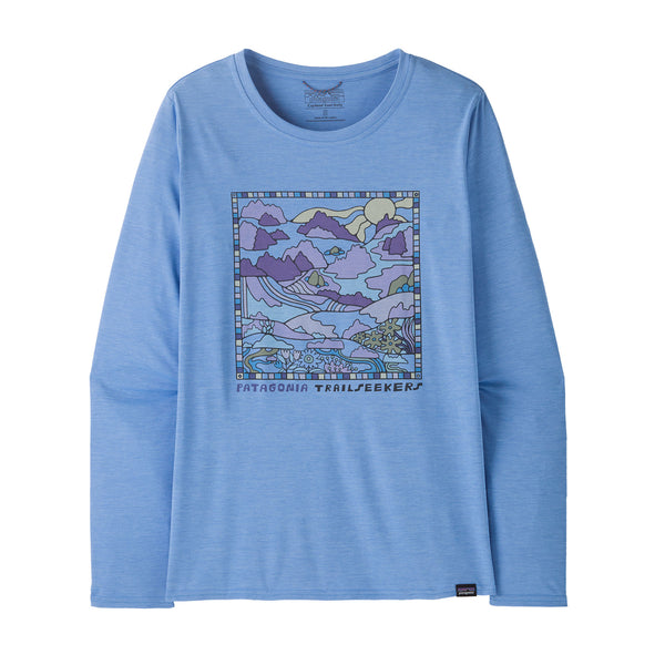 Womens Long-sleeved Capilene Cool Daily Graphic Shirt