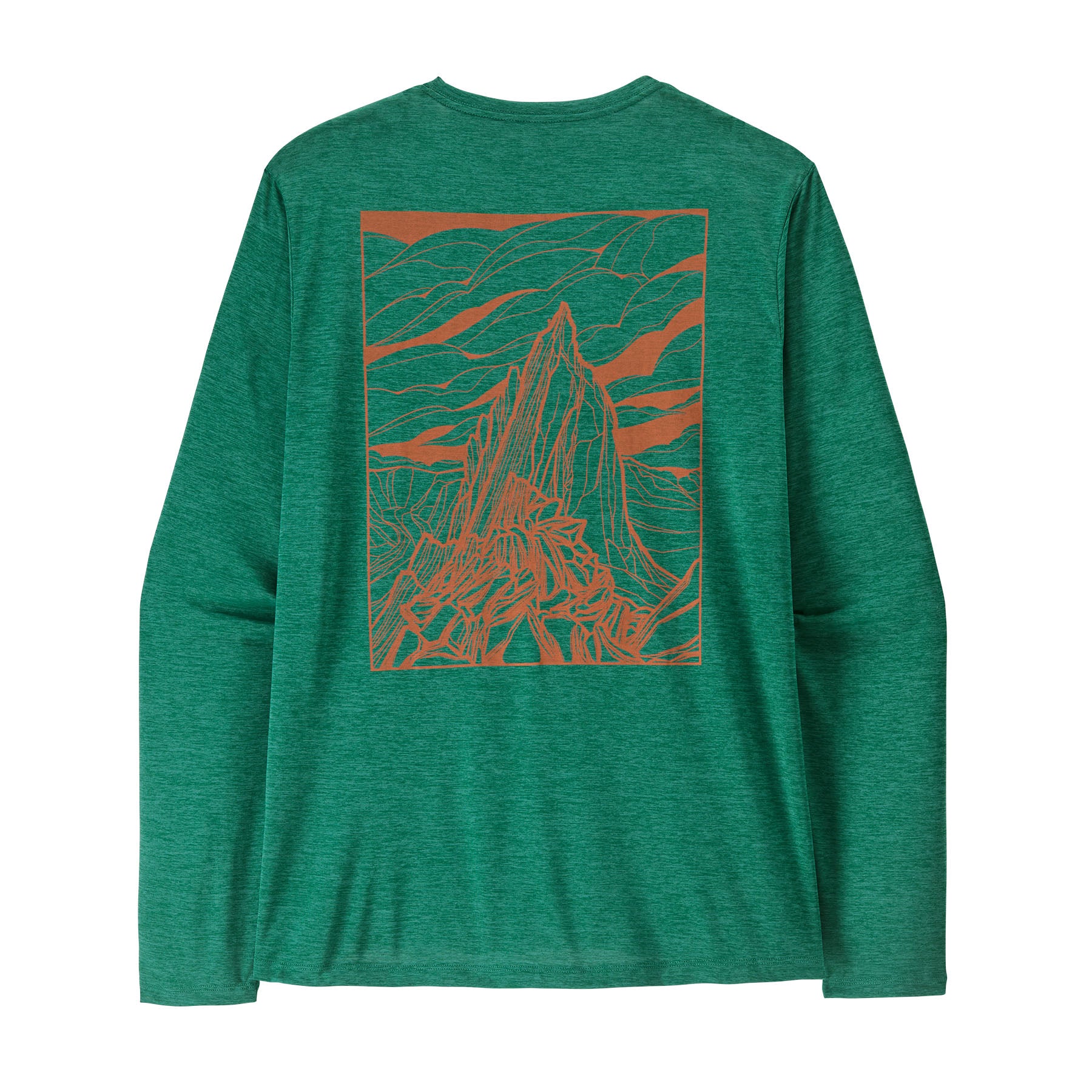 Mens Long-Sleeved Capilene Cool Daily Graphic Shirt