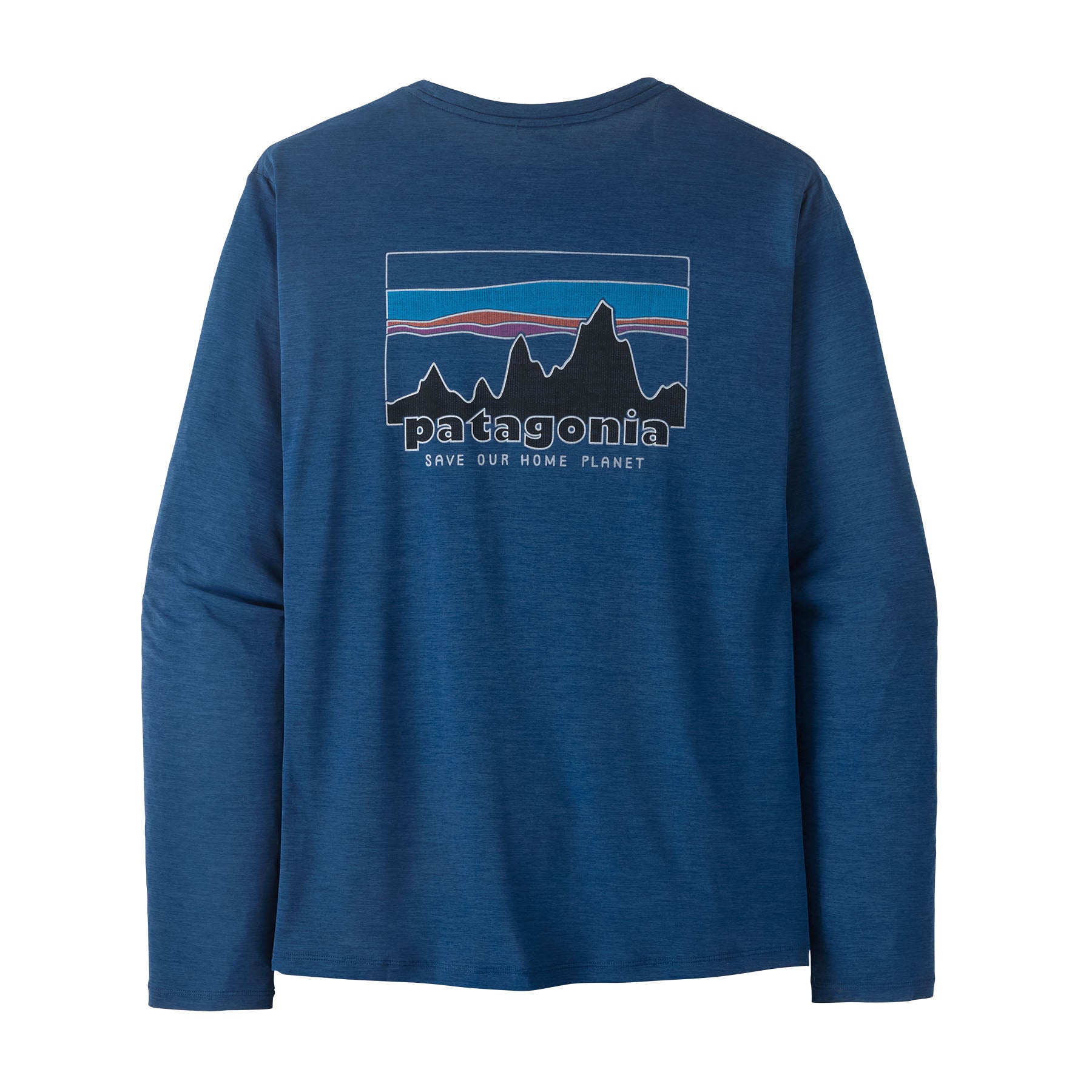 Mens Long-Sleeved Capilene Cool Daily Graphic Shirt