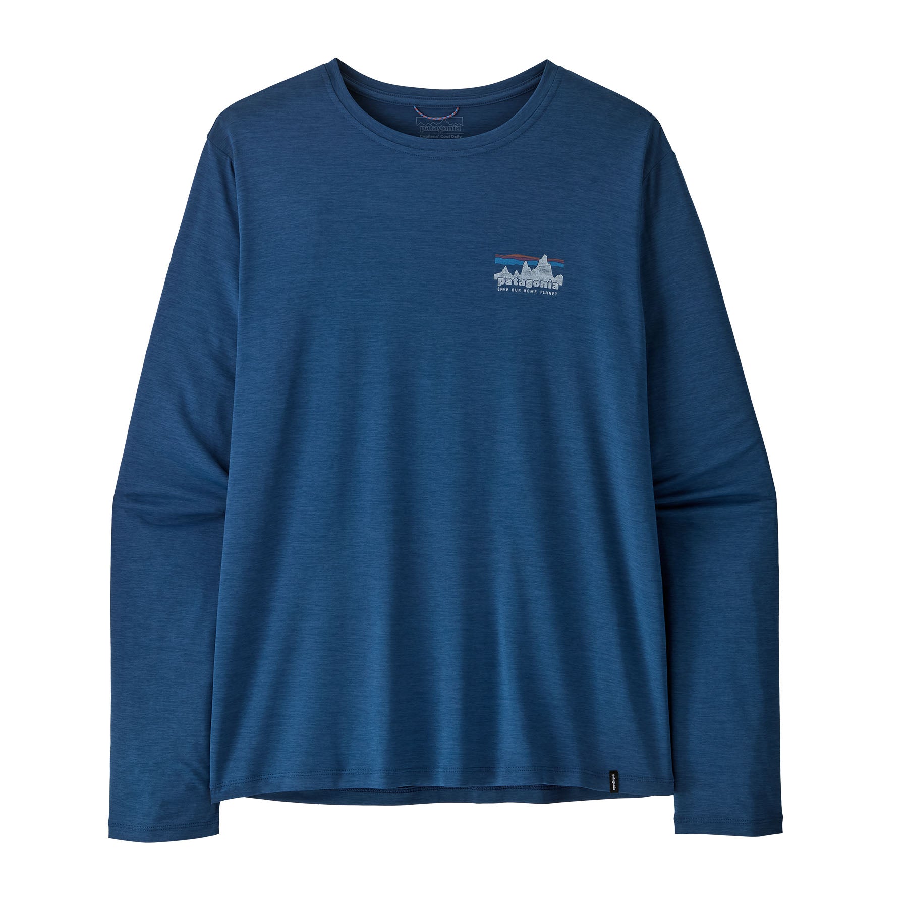 Mens Long-Sleeved Capilene Cool Daily Graphic Shirt