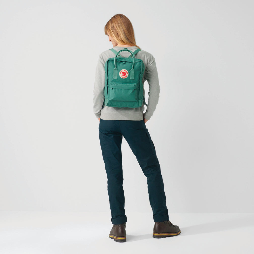 fjllrven kanken frost green peach pink 16l Fjallraven Backpack Outsiders Store UK making it easy to carry Embroidered Kanken Pink Peach Fjllrven